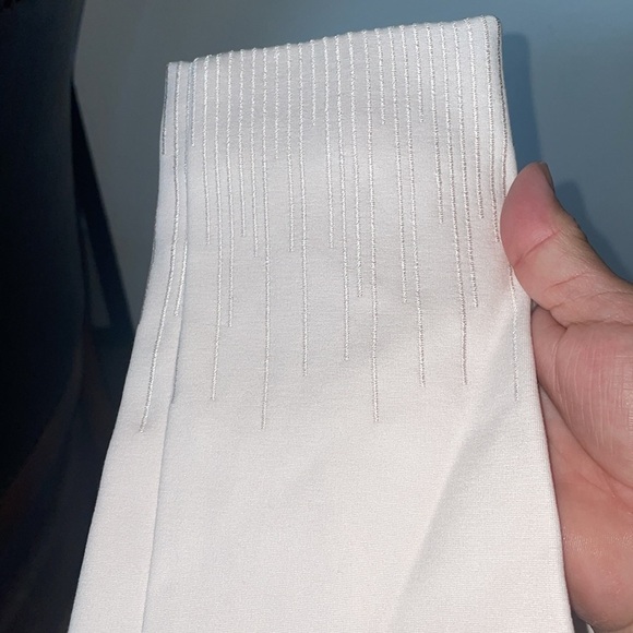 Elizabeth & Clarke Blush Pink Knit Military Jacket - Picture 7 of 8